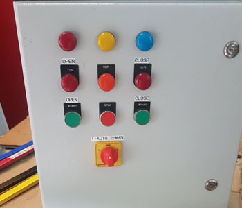 Motor control panel